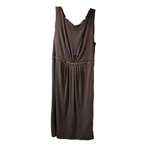 Pre-owned Jenny Packham Mid-length Dress In Grey