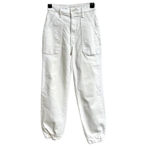 Pre-owned Mother Of Pearl Mof Pearl Jeans In White