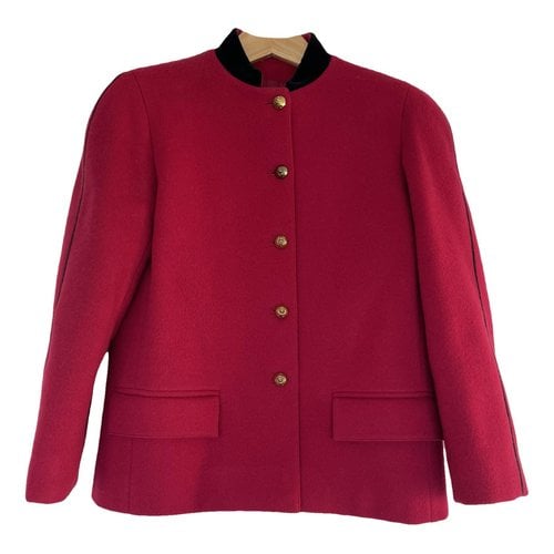 Pre-owned Lanvin Wool Jacket In Red