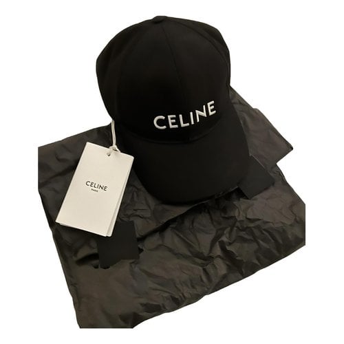Pre-owned Celine Hat In Black