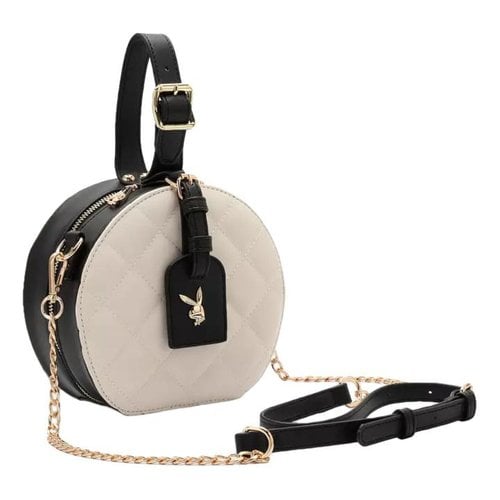 Pre-owned Playboy Leather Bag In White