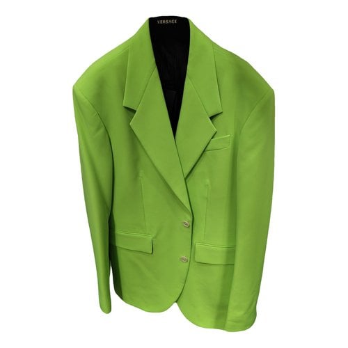 Pre-owned Versace Suit In Green