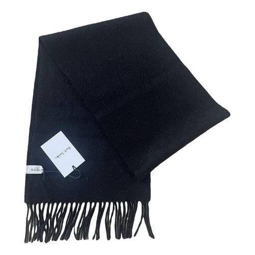 Pre-owned Paul Smith Cashmere Scarf & Pocket Square In Black