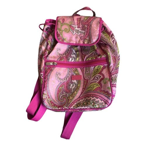 Pre-owned Etro Backpack In Multicolour