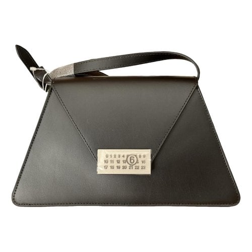Pre-owned Mm6 Maison Margiela Leather Handbag In Black