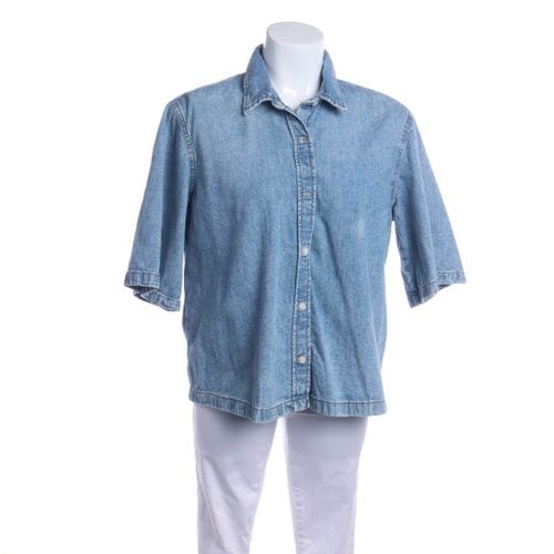 Pre-owned 7 For All Mankind Blouse In Blue