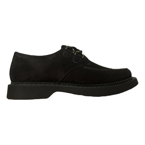 Pre-owned Saint Laurent Lace Ups In Black