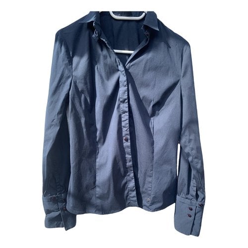 Pre-owned Trussardi Shirt In Navy