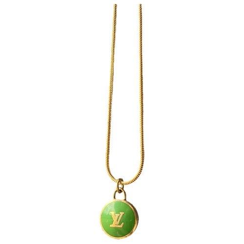 Pre-owned Louis Vuitton Monogram Necklace In Green