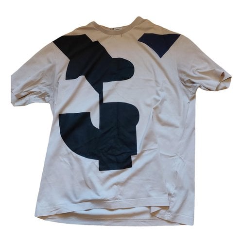 Pre-owned Y-3 By Yohji Yamamoto T-shirt In Beige