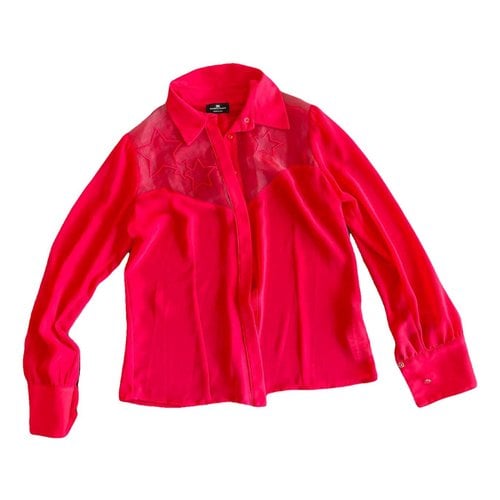 Pre-owned Elisabetta Franchi Shirt In Red