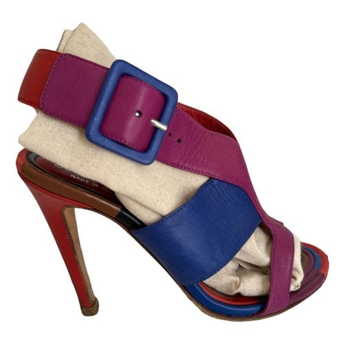 Pre-owned Sergio Rossi Leather Heels In Multicolour