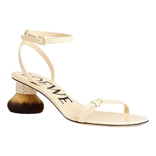 Pre-owned Loewe Cloth Sandals In Other
