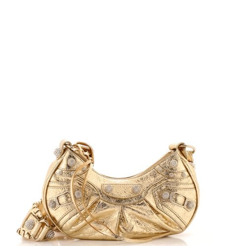 Pre-owned Balenciaga Leather Handbag In Gold
