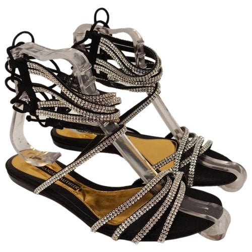 Pre-owned Alexandre Vauthier Sandals In Black