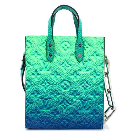 Pre-owned Louis Vuitton Leather Tote In Green