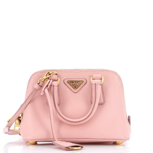 Pre-owned Prada Leather Crossbody Bag In Pink
