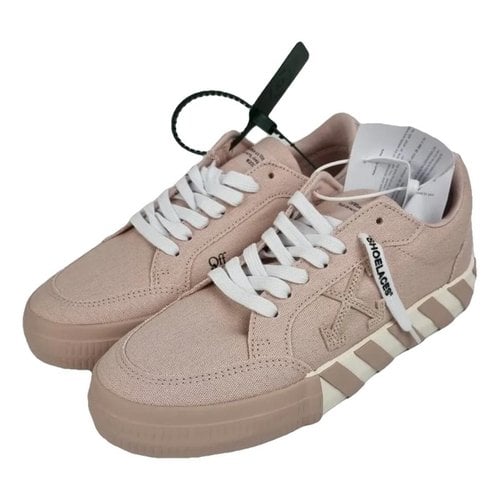 Pre-owned Off-white Trainers In Pink
