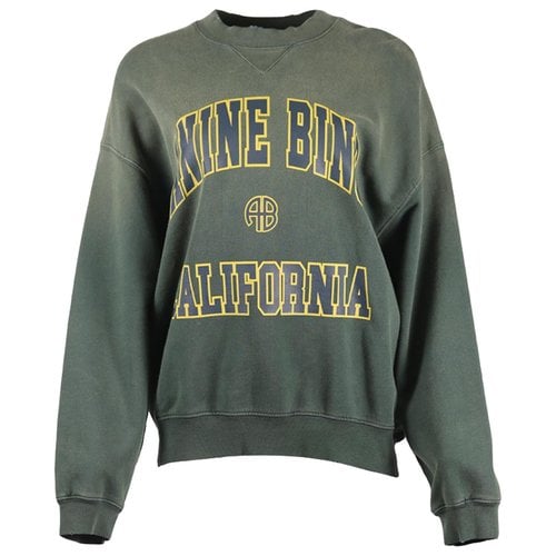 Pre-owned Anine Bing Jumper In Green