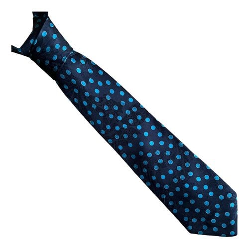 Pre-owned Stefano Ricci Silk Tie In Navy