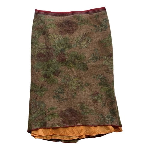Pre-owned Etro Wool Mid-length Skirt In Other