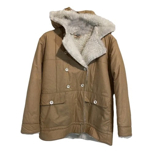 Pre-owned Courrèges Jacket In Camel