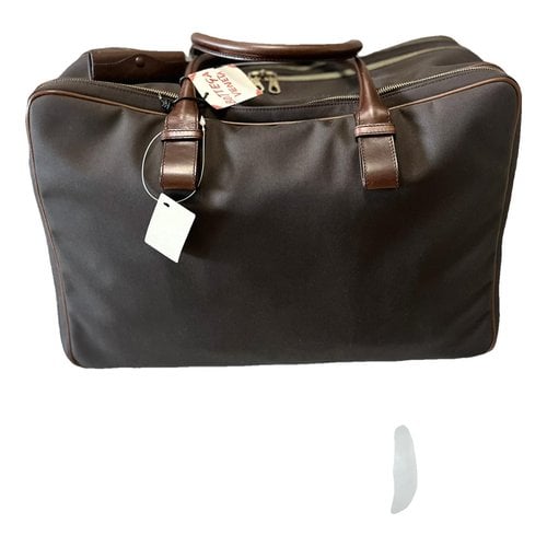 Pre-owned Bottega Veneta Cloth Small Bag In Brown