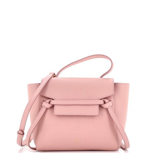 Pre-owned Celine Leather Handbag In Pink
