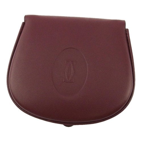 Pre-owned Cartier Leather Purse In Brown