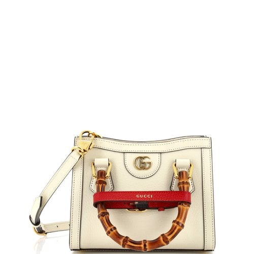 Pre-owned Gucci Leather Crossbody Bag In White