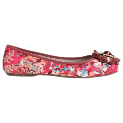 Pre-owned Marc By Marc Jacobs Cloth Ballet Flats In Multicolour