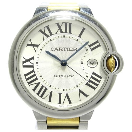 Pre-owned Cartier Ballon Bleu Watch In Silver