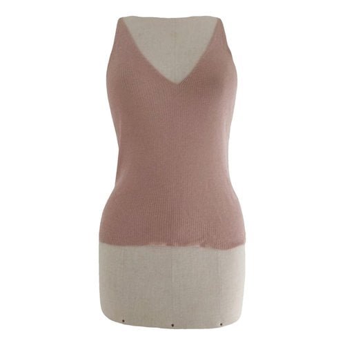 Pre-owned Gucci Silk Vest In Pink