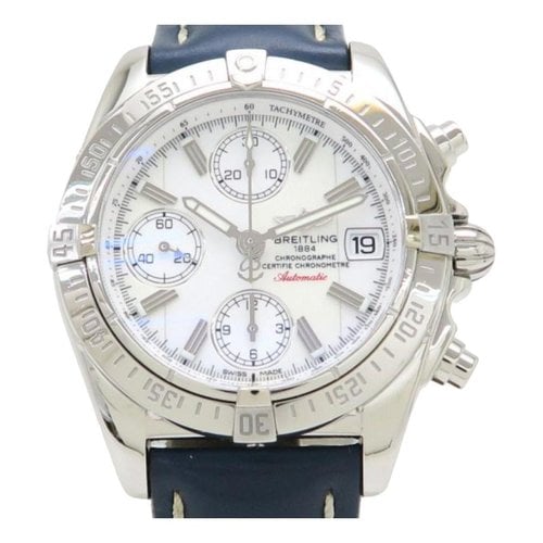Pre-owned Breitling Watch In Navy