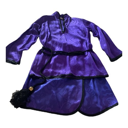 Pre-owned Saint Laurent Dress In Purple