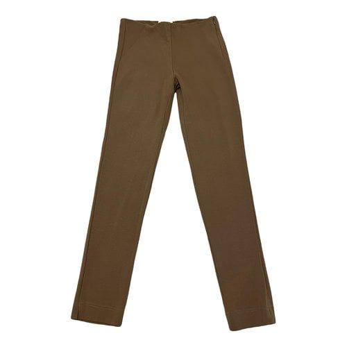 Pre-owned Max & Moi Slim Pants In Brown