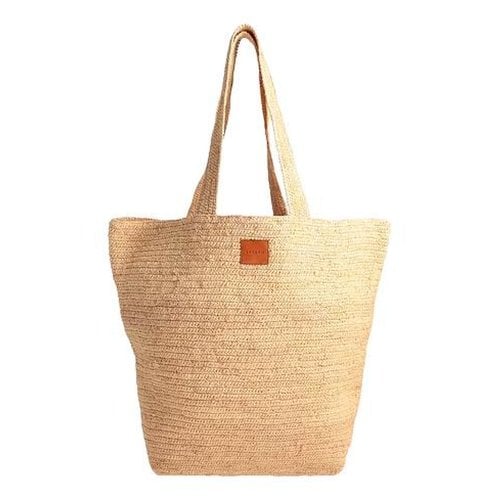 Pre-owned Sandro Spring Summer 2021 Tote In Beige