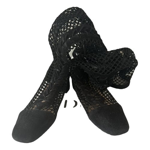 Pre-owned Dior Naughtily-d Boots In Black