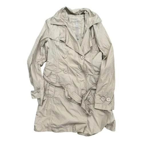 Pre-owned Add Trench Coat In Beige
