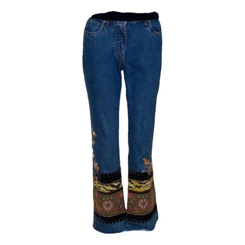 Pre-owned Etro Bootcut Jeans In Multicolour