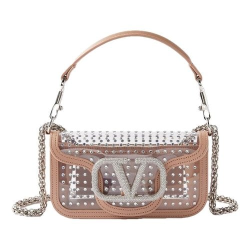 Pre-owned Valentino Garavani Loco Leather Handbag In Pink