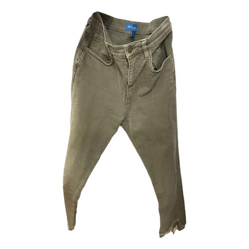 Pre-owned M.i.h. Jeans Straight Jeans In Khaki