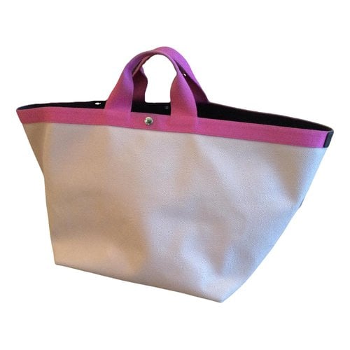 Pre-owned Herve Chapelier Cloth Handbag In Pink