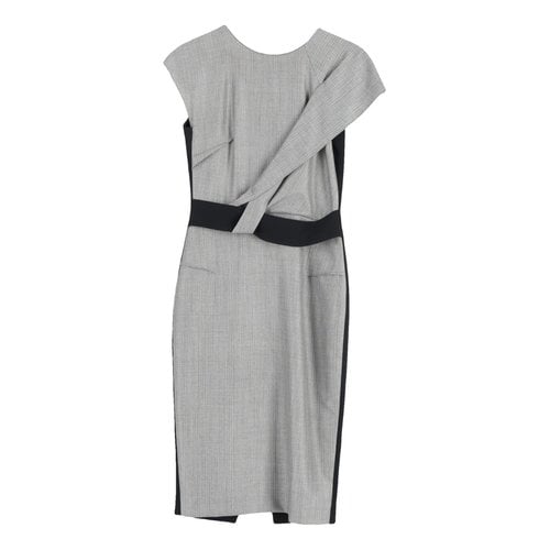 Pre-owned Roland Mouret Dress In Grey