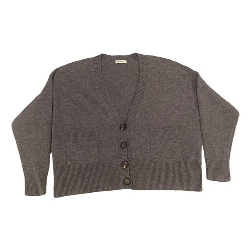 Pre-owned Cappellini Wool Cardigan In Grey