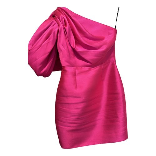 Pre-owned Solace London Mini Dress In Pink