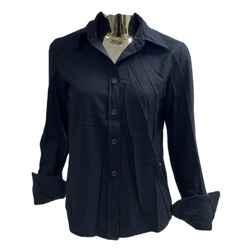 Pre-owned Gucci Wool Shirt In Black