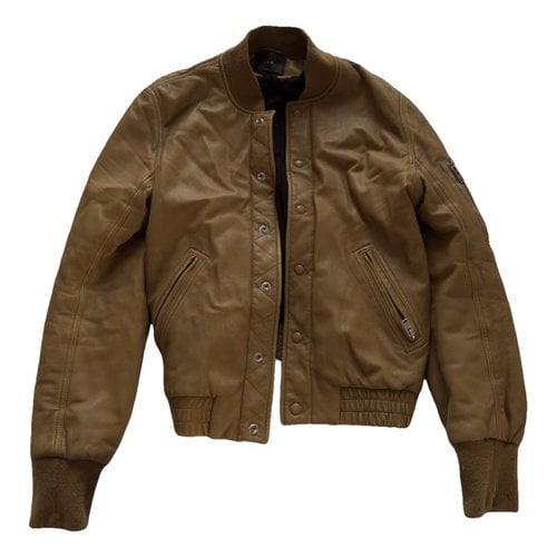 Pre-owned Iro Leather Jacket In Brown