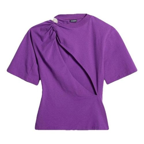Pre-owned Jacquemus T-shirt In Purple