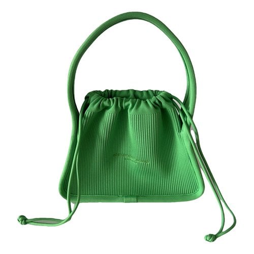 Pre-owned Alexander Wang Ryan Cloth Handbag In Green
